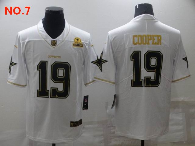 Men's Dallas Cowboys #19 Amari Cooper Jerseys NO.7;